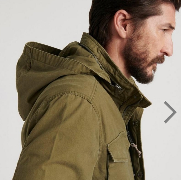 Lucky Brand M-65 Field Jacket Burnt Olive Large - Picture 3 of 8